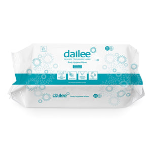Dailee Body Hygiene Wipes - Microwavable