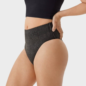 Aerie Ribbed Seamless High Cut Bikini Underwear