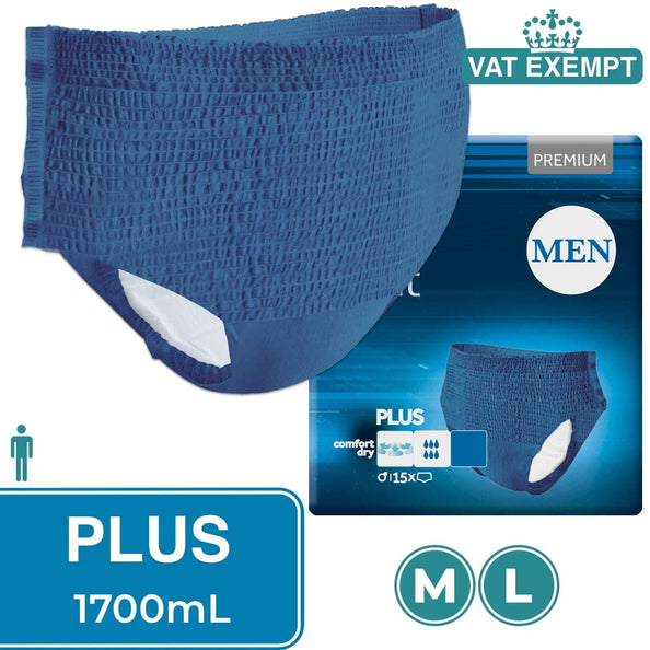 Dailee Pants Men Plus Blue